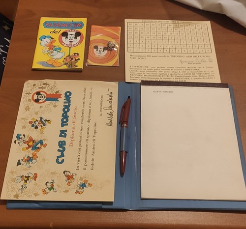 Raro kit club topolino anni - raro,