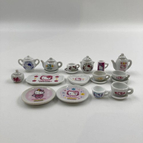 Hello kitty rare miniature set - kitty,