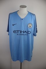 NIKE MANCHESTER CITY MAGLIA CALCIO UOMO Tg XL SOCCER JERSEY SPORT VINTAGE 18/19