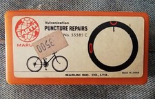 MARUNI scatola VUOTA VINTAGE per Kit di Vulcanizzazione x Riparazione Gomme Bici