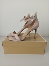 Sandalo con tacco Michael Kors, color cipria, numero 38.5, altezza tacco 10 cm