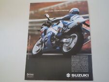 advertising Pubblicità 2001 MOTO SUZUKI GSX 600 R