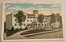Cartolina d'epoca mai usata Yreka Inn Yerka California COSÌ COM'È S17 