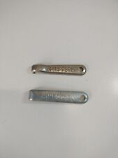 Apribottiglie Birra Peroni+Birra Splugen N°2 Pezzi Vintage Antichi In Metallo 