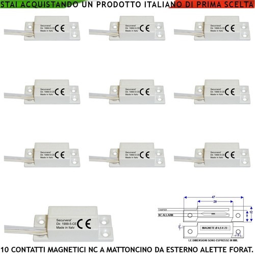 Antifurto apertura infissi - apertura, 10