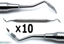 10x Punta Radice Dentale Pick