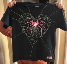 Camicia vintage AJ Lee WWE grande look da indossare autentico