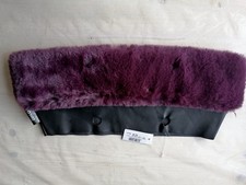 O bag MINI - BORDO PELLICCIA