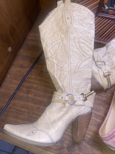 Stivali tacco alto western