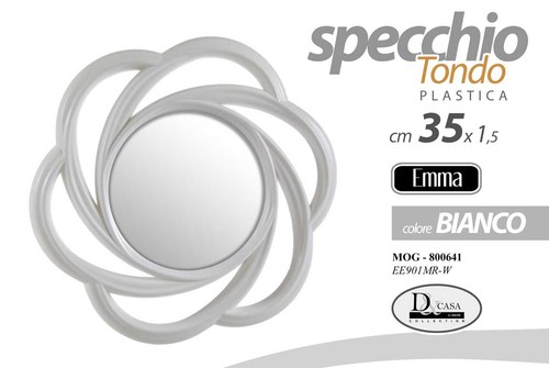 Specchio parete tondo - specchio, da