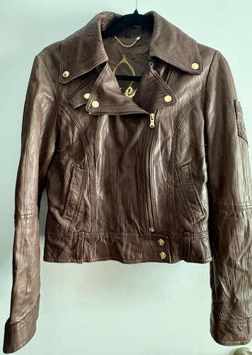 Giacca pelle moto guess - moto,