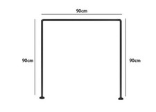 x Bastone Asta Tenda Doccia