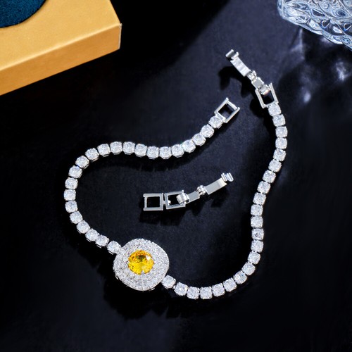 Bracciale tennis catena tonda - bracciale,