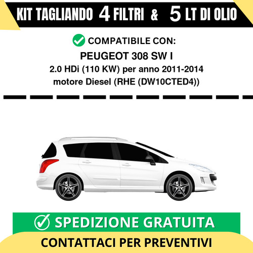 Tagliando per peugeot - tagliando,