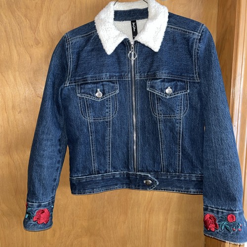 Adam selman denim jean sherpa - selman,