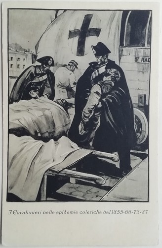 Cartolina glorie dell arma dei - dell'arma,