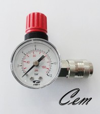 Riduttore di pressione attacco 1/4" (per compressore) uscita attacco rapido aria