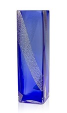 Vaso di fiori in vetro Aderia