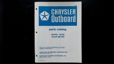 Catalogo ricambi fuoribordo Chrysler modello 75H28 OB2858 1977 contaore