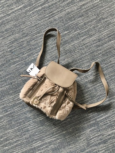 Zaino zara grigio talpa vegan - zaino,