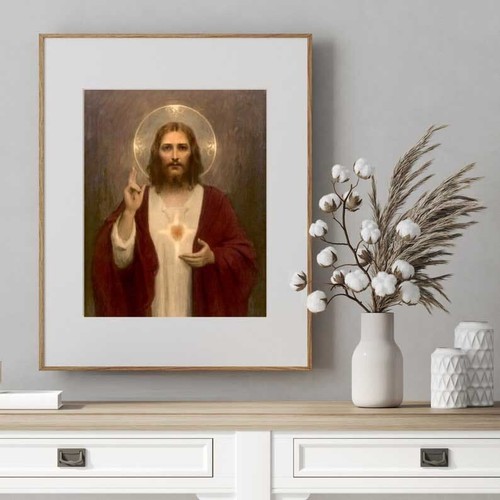 Quadro sacro cuore gesù - quadro, di