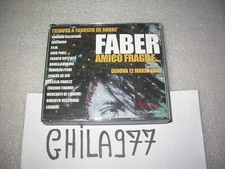 FABRIZIO DE ANDRE' FABER AMICO FRAGILE TRIBUTO 2003 2 CD BGM LOOK PHOTOS!