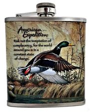 Fiaschetta Borraccia Tascabile per whisky Grappa Liquore da Caccia e Pesca 7 oz