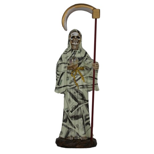 Statua santa muerte dinero - dinero, 9"