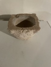 Mortaio antico in pietra naturale – artigianale, 20 cm, 5.9 kg