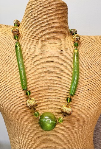 Collana vintage vetro - vintage,