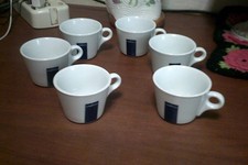 6 tazzine senza piattino  medie in ceramica caffè/cappuccino LAVAZZA  leggi