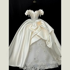 Corsetto bianco lusso perla