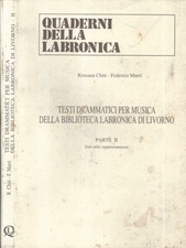 Testi drammatici per musica