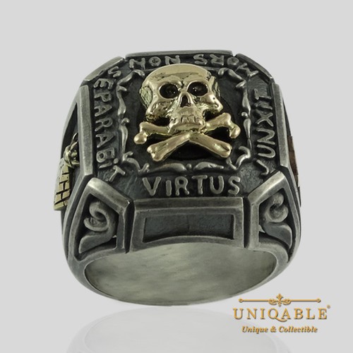Anello memento mori cavalieri - memento,
