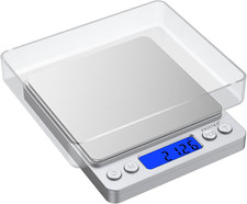 Mini Bilancia Digitale Tascabile 0.01-500G Scala Postale/Bilancino Pesa Oro Gioi