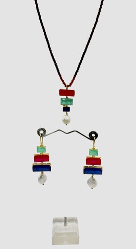 Parure rubino tormalina - rubino,,