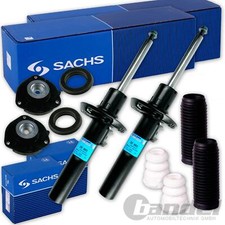 2x SACHS Ammortizzatore + Supporto Kit di Protezione Frontale per VW Golf 5 6