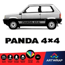 Coppia adesivi FIAT PANDA 4X4 Off Road Fuoristrada