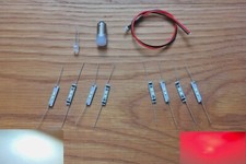 Onkyo M508 VU Meter luci di ricambio lampade LED lampadine kit aggiornamento set BIANCO