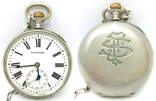 Orologio da tasca Longines a carica manuale FS cipolla 52mm ferrovie stato