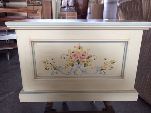 Cassapanca baule decorata a - ,