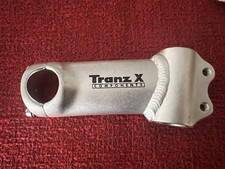 Attacco manubrio bici marca Tranz X Argento 115 mm - bike Stem Handlebar