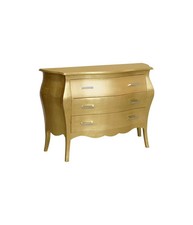 Como' bombato legno foglia oro