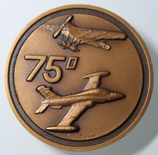 MEDAGLIE AERONAUTICA 75° AERMACCHI 1913 1988 ITALIAN AIR FORCE MEDALS