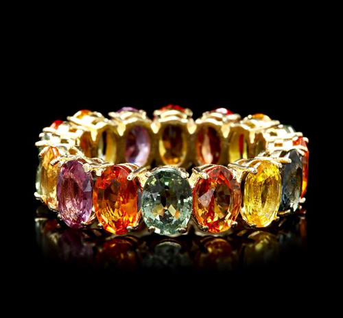 Anello eternità zaffiro - eternità,