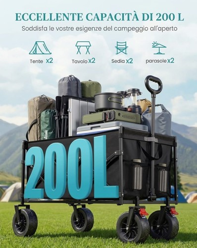 Carrello pieghevole robusto - carrello,