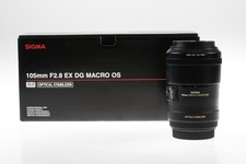 SIGMA Macro 105 mm f/2,8 EX DG OS HSM per Canon EF - SNr: 15805347