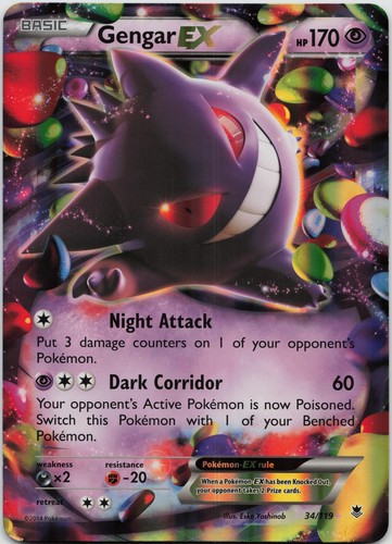 Gengar 119 promo holo - ex,