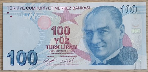 Banconota 100 lire turchia - lire,