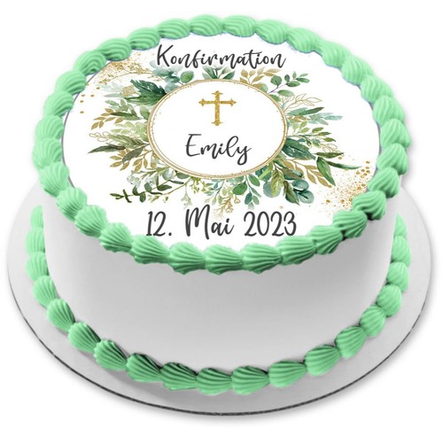 Topper torta cresima festa